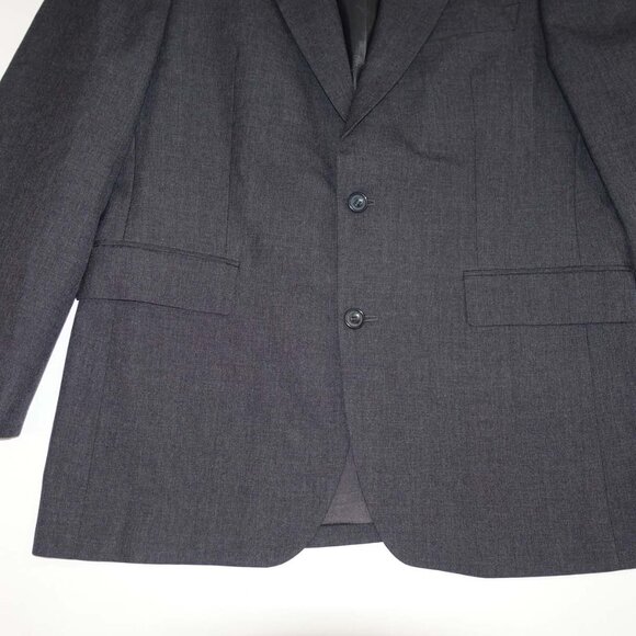 Alexandre London Savile Row Men's Suit Jacket Size 40 Regular Charcoal Gray 40R - Picture 2 of 9